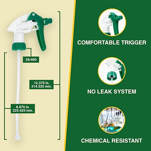 Heluva Green Spray Bottle Nozzle Replacement Tops, Mixed 3 Pack - color: Mixed, size: 3 Pack