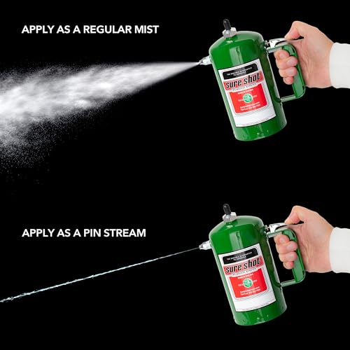 Sure Shot A1000G 32 oz Refillable Pressurized Steel Sprayer Can, Green
