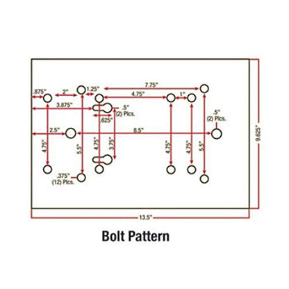 Seat Suspension w/Rails FF - Fits A-SSM100, A-SSM100-A