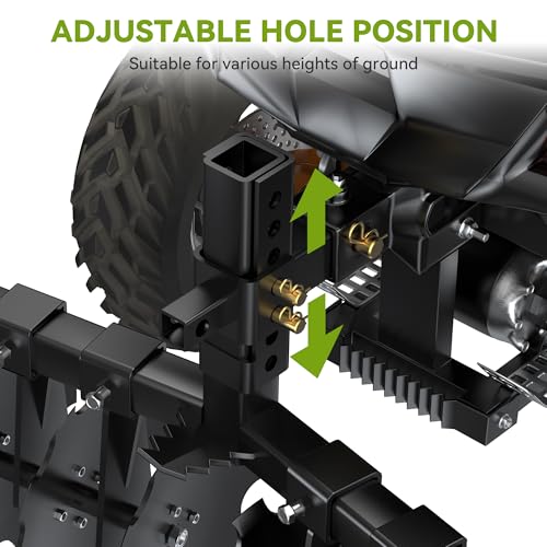 28" Heavy Duty Tow Behind Disc Plow Harrow w/Universal 2" Receiver - size: 28in Disc plow Harrow with 2" Receiver