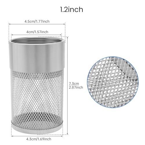 40MM Inlet Suction Strainer Mesh Filter Garden Washers Water Pipe Filter - size: 40mm G1.2 inch