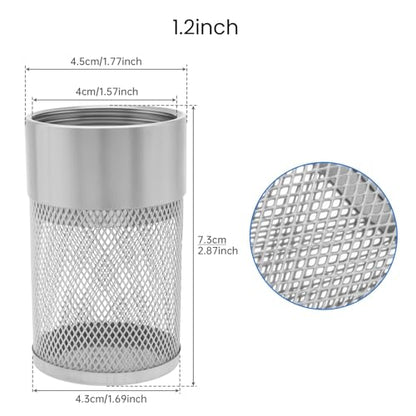 40MM Inlet Suction Strainer Mesh Filter Garden Washers Water Pipe Filter - size: 40mm G1.2 inch