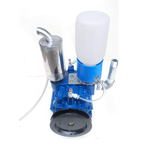 Cow Milking Machine Portable Pulsating Vacuum Pump for Cow Milking Machine 250L/min Electric Cow Milker Vacuum Suction Pump Milking Machine for Livestock Household Farm