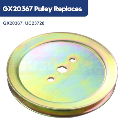 2 Pack GX20367 Pulley Replace John Deere GX20367 UC23728 for 42" - color: A14 2x GX20367