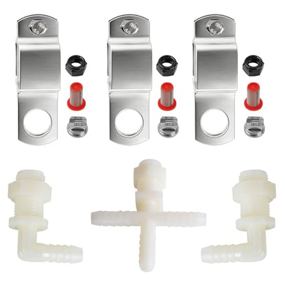 Spray Boom Repair Kit Sprayer Parts Including 8001-VS Tips Screens Clamps