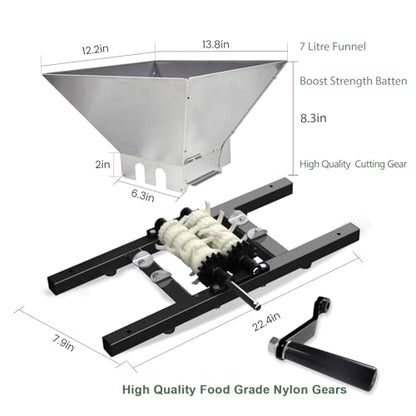 7.9 Gallon/30L fruit press with 7L fruit crusher