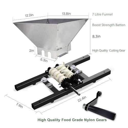 4.75 Gallon/18L fruit press with 7L fruit crusher