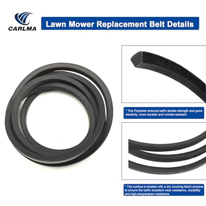 Lawn Mower Primary Deck Belt for John Deere M140502 LX255 LX266 LX277 LX279 LX288 GT225 GT235 and GT245 (1/2"x97")