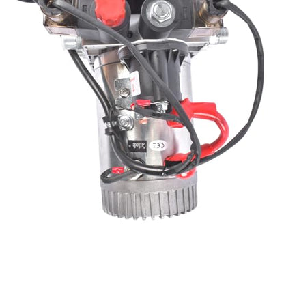 8 Quart Hydraulic Power Unit 3200 PSI 12V DC Double Acting Dump Trailer Pump 1.6KW Heavy Duty Hydraulic Pump for Dump Trailers Car Lifting Agricultural Equipment with Metal Oil Reservoir Mustrod - size: 8 Quart Double Acting
