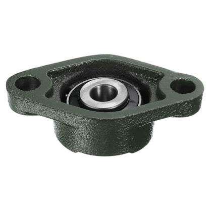 uxcell 2pcs UCFL201-8 Pillow Block Bearings 1/2 inch Bore Self Alignment, Solid Cast Iron Base Mounted Chrome Steel Bearings - size: UCFL201-8