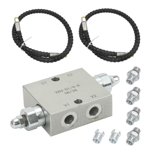Mini Excavator Cushion Valve Kit - color: Silver 2