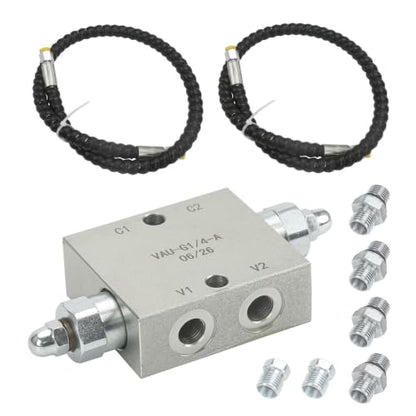 Mini Excavator Cushion Valve Kit - color: Silver 2