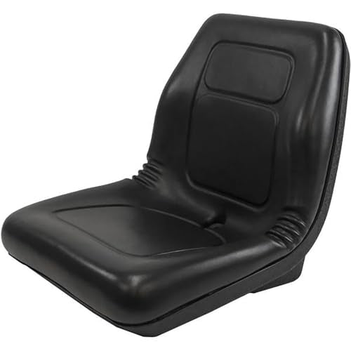 AT327445 Black Vinyl Seat Fits John Deere 320 325 328 332 8875