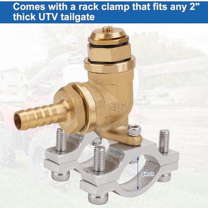 JERBOR Boomless Spray Nozzle for ATV Spot Sprayer Up to 31 FT Width Range