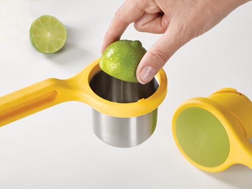 Joseph Joseph Helix Citrus Press Juicer, Ergonomic Twist action hand press, lemon & lime squeezer - style: Citrus Press
