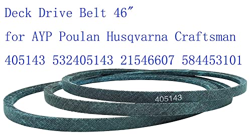 405143 Deck Drive Belt for 46" AYP Poulan Husqvarna Craftsman