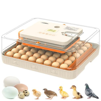 Egg Incubator 56 Eggs Incubators for Hatching Eggs with Auto Egg Turner for Chicken Duck Goose Eggs - size: 56 chicken eggs