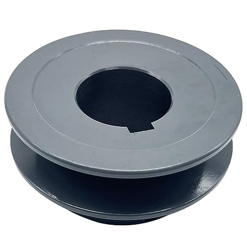 AK24-1 v Belt Pulley, 2.45 inch OD, 1 Inch Bore,Cast Iron Material, AK Single Groove Motor Pulley for "4L" or "A" or "3L" Belt - size: 2.45 inch OD, 1 Inch Bore, style: 1 Groove