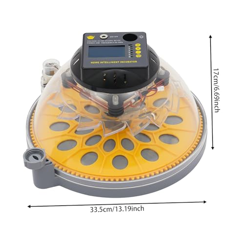 Chicken Egg Incubator 12 Eggs, Automatic Digital Hatcher, Poultry Hatching Machine, 5 Preset Modes, Auto Turner, Temperature & Humidity Control, for Chicken, Duck, Goose, Bird - size: 12 Eggs