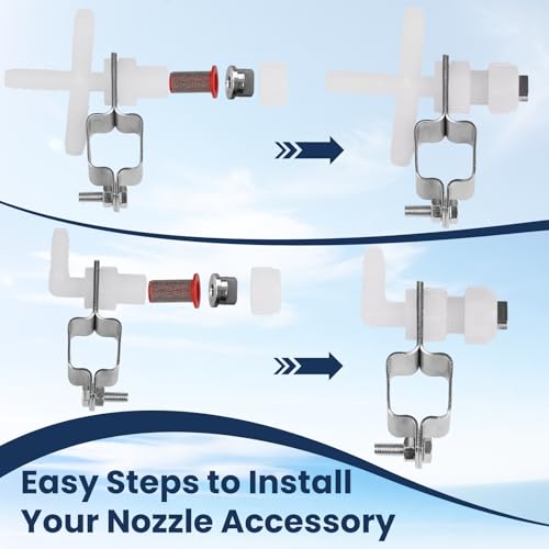 Spray Boom Repair Kit with 8001-VS Tips and 1" Square Clamps, 1 Set