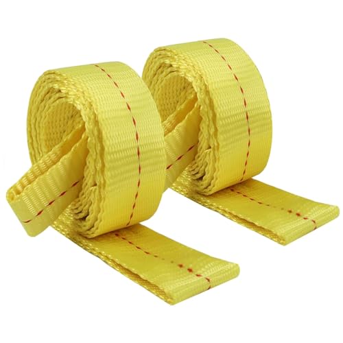 XSTRAP STANDARD 2PK 1-3/4''x 8FT Lifting Sling Web Tow Straps w/Loop End - style: 2pk 1-3/4''x 8FT
