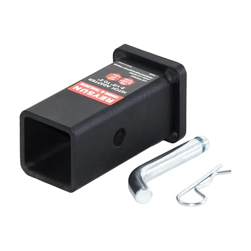 Trailer Hitch Adapter - 2.5 to 2 Inch, with Hitch Pin and Clip