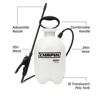 CHAPIN 20004 SureSpray 1-Gallon Pump Sprayer for Lawn, Garden & Weeds - size: 1 Gallon Sprayer