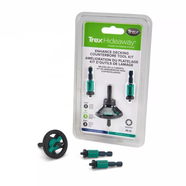 Trex Enhance Decking Plug Counterbore Tool Kit
