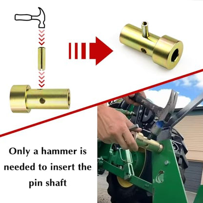 Quick Hitch Adapter Bushings Kits Compatible with Category I 3-Point Tractors Quick Hitch System 4PCS - size: 4PCS