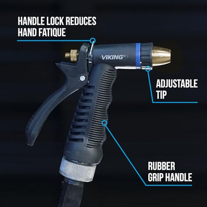 VIKING Hose Nozzle, Adjustable and Heavy-Duty for Cars and Home - size: 1 Pack