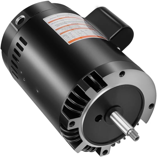 B128 Pool Pump Motor 1HP M56J Frame Fit for Century A.O. Smith Single Speed - size: 1 HP B128 M56J Frame