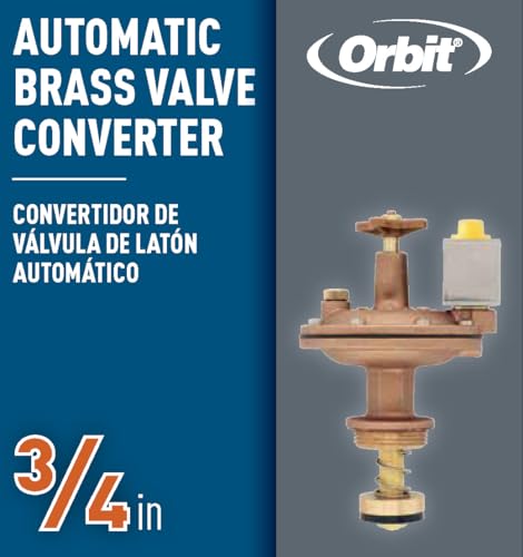 Orbit 3/4 in. Brass Automatic Converter Sprinkler Valve - 57034 - size: 0.75 Inch, style: Brass
