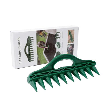 Handheld Seed Spreader Tool – Precision Row Seeder for Vegetables, Flowers & Herbs – Durable & Ergonomic Plastic Planter for Even Spacing