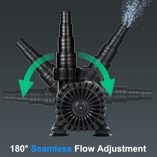 3200 GPH Pond Pump, 150W for Fish Ponds, Fountains & Waterfalls - size: 150W