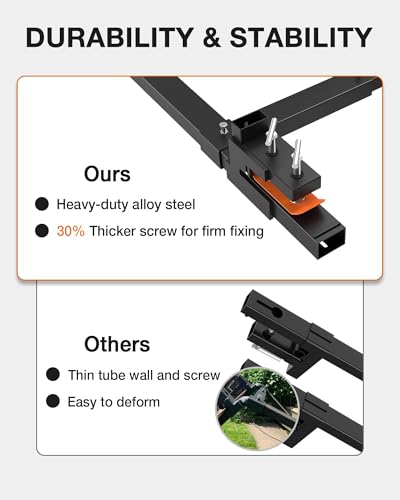 Takywep 60 Inch Clamp On Pallet Forks 2000 LBS Alloy Steel Tractor Fork