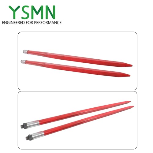 4500 lbs Capacity Hay Bale Spear 49 Replacement for Tractors Loaders