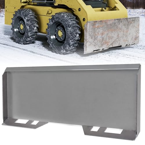 YITAMOTOR 1/2" Skid Steer Mount Plate Attachment for Kubota, Bobcat Tractor - size: 1/2 Inch