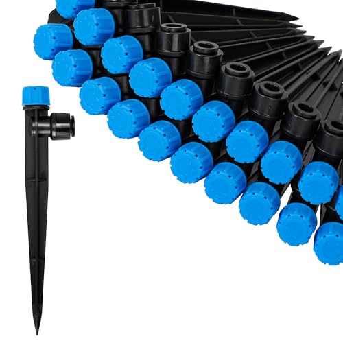 MIXC 20Pcs Drip Irrigation Emitters, Quick Push-to-Fit Connect Drip Stream - size: Drip Emitter Stream (20Pcs)