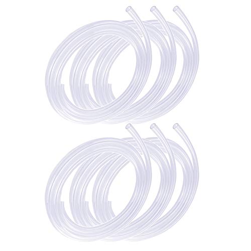 Milking Machine Accessory Cow Teat Cup, 6 Milk Hose and Bucket Lid Replacement Set