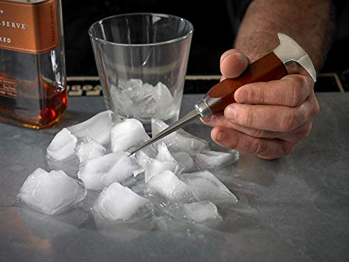 Barfly Anvil Ice Pick, Stainless/Wood - style: Anvil Ice Pick