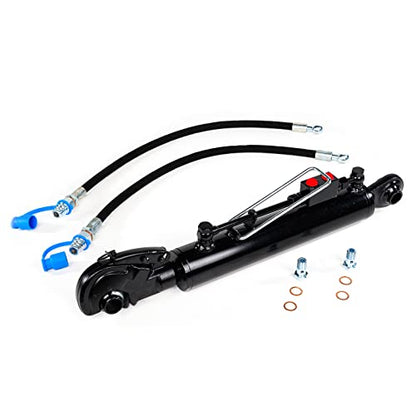 Hydraulic Top Link Cat. 2 +2 with Hook 18 7/8” - 25 3/16” Locking Block Hoses Stroke 6-5/16”