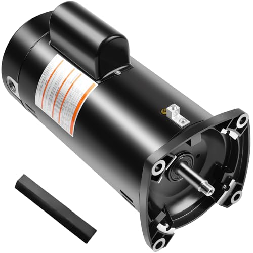 SQ1202 Pool Pump Motor 2HP 48Y Frame Fit for Century A.O.Smith Single Speed - size: 2 HP SQ1202 48Y Frame