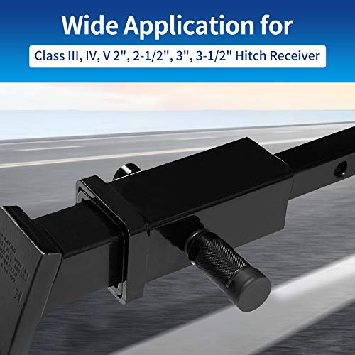 METOWARE Trailer Hitch Lock, Fit 2"-3-1/2" Class III/IV/V Receiver, 2 Pack - size: 2 Pack