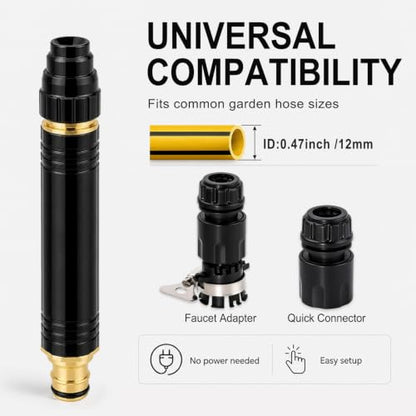 High Pressure Hose Nozzle Sprayer, Home High Pressure Car Wash Water Gun - color: Pacifier Interface B