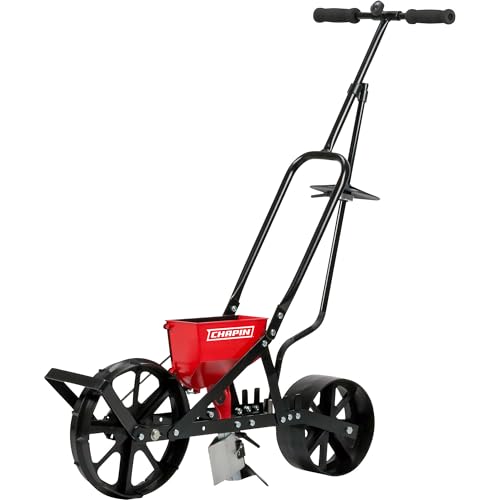 CHAPIN 8701B Push Garden Seeder for Row Planting, 20 Seed Varieties - style: Seed Planter