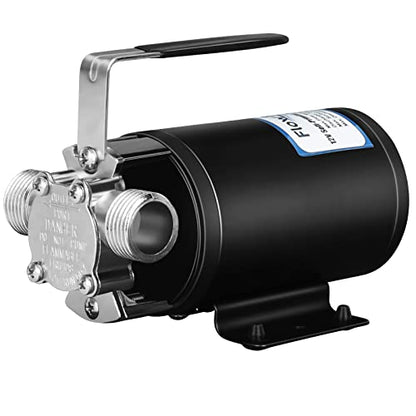 12V Water Transfer Pump 1/10HP Electric Water Pump Utility Pump-Ciger - style: Black-dual mode