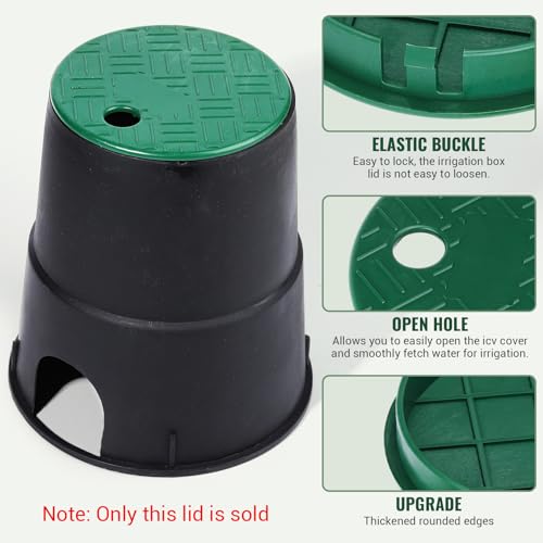 Outdoor Sprinkler Valve Cover, ID 5.5" OD 6", 2PCS