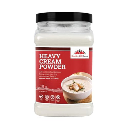 Hoosier Hill Farm Heavy Cream Powder, 2LB (Pack of 1) - size: 2 Pound (Pack of 1)