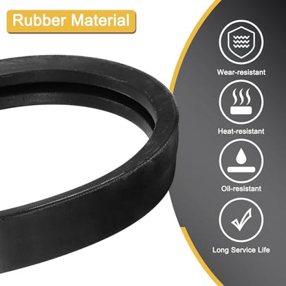 uxcell 2/B40 Classic Wrapped 2 Banded 43" Outer Circ B Profile V-Belt - size: 2/B40
