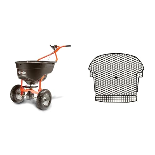 Agri-Fab Push Broadcast Spreader, 130-lb Capacity & 110-130 lb. Spreader Grate Kit
